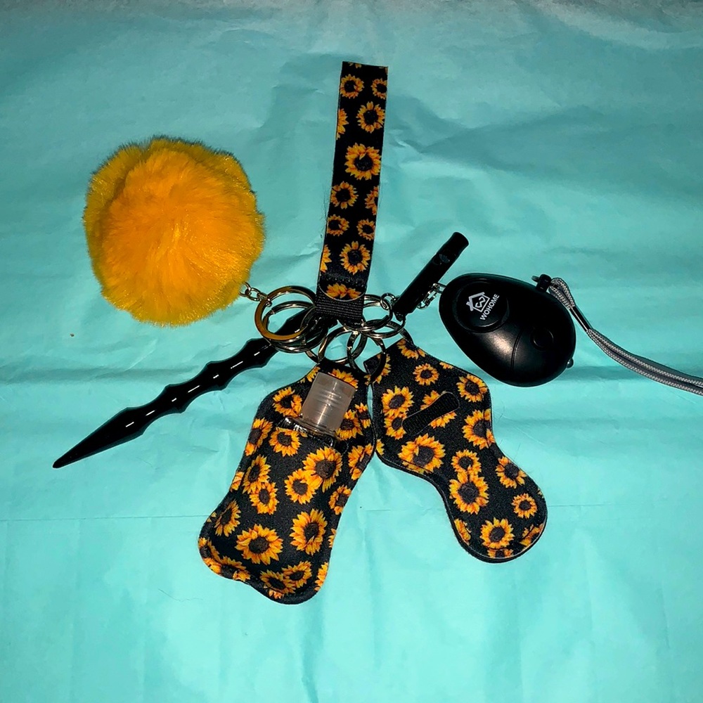Sunflower self defense Keychain